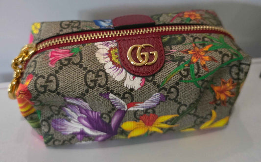Gucci Ophidia GG Flora Cosmetic Case