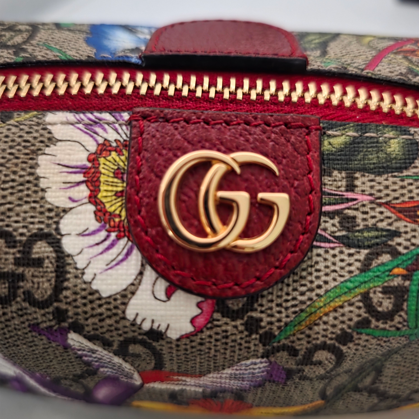 Gucci Ophidia GG Flora Cosmetic Case
