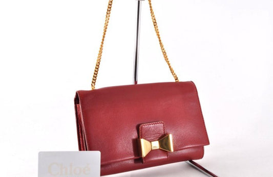 Chloe WOC bag, chain strap detail