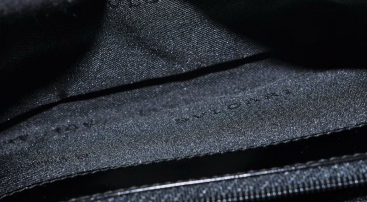 Bvlgari black wallet, overall condition view