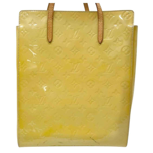 Louis Vuitton Yellow Vernis Katarina Handbag