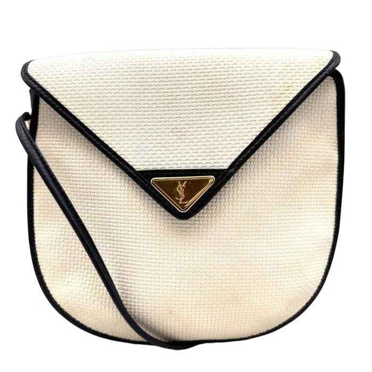 Yves Saint Laurent White Crossbody Bag
