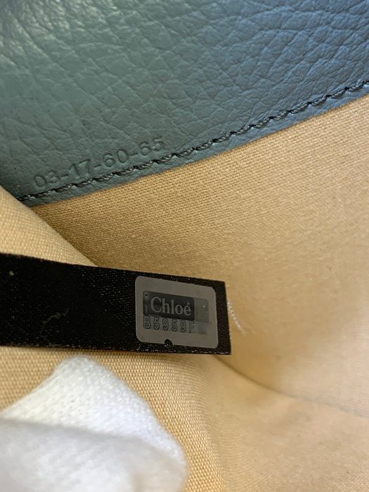 Chloe Alphabet Green Long Wallet
