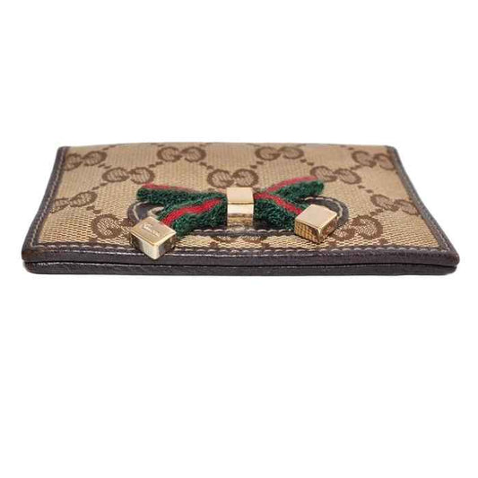 Gucci GG Supreme Web Stripe Canvas Bi-fold Men's Wallet