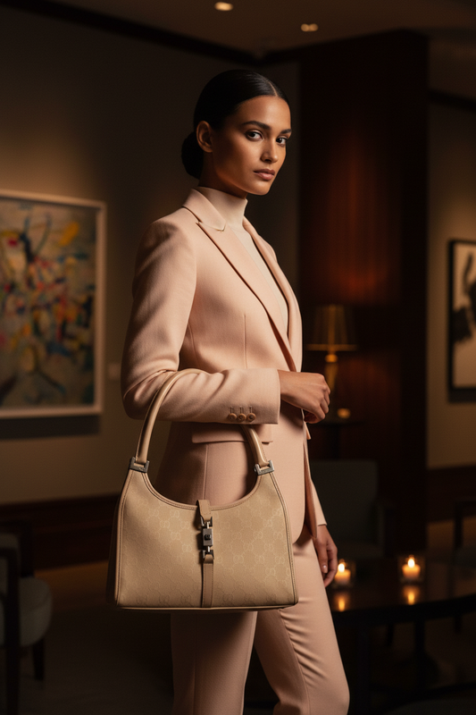 Gucci Jackie Shoulder Bag Cream