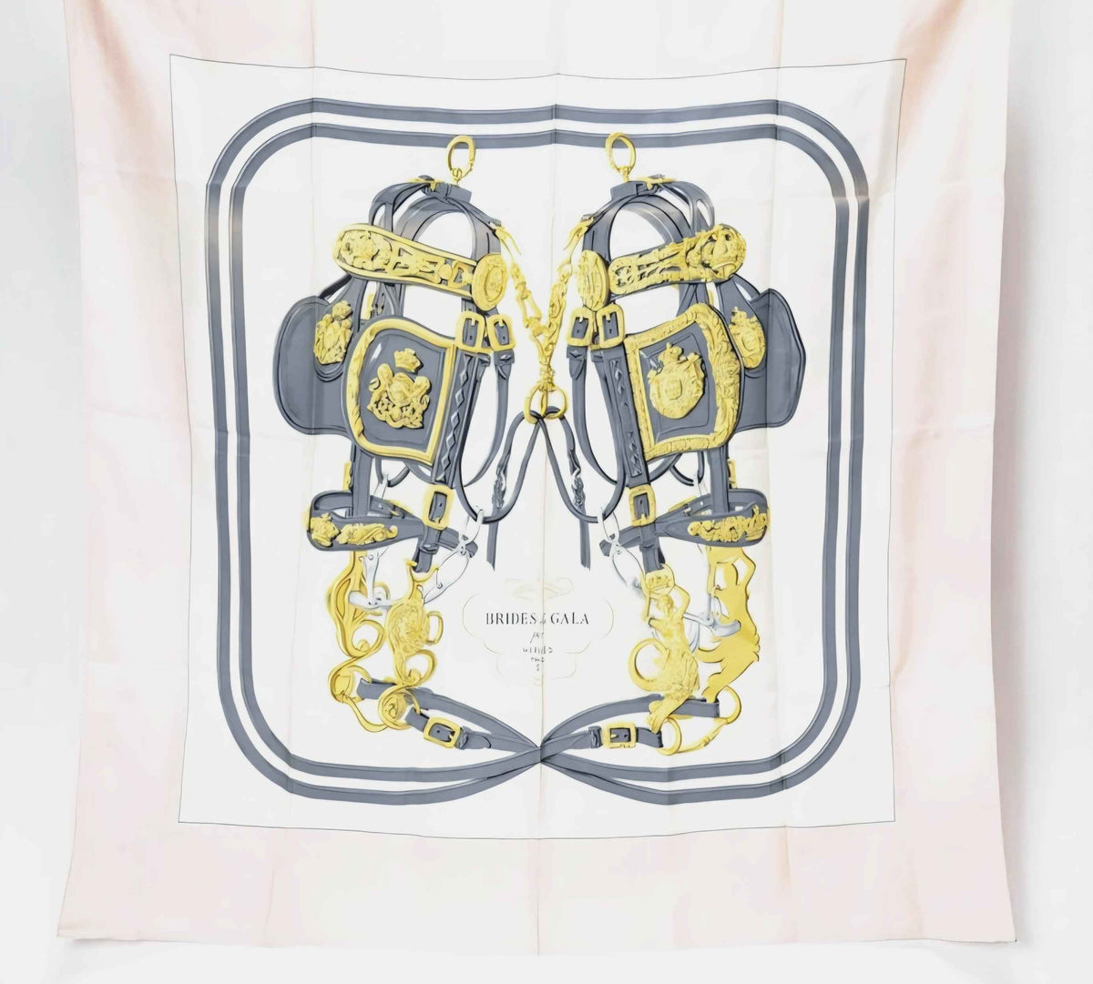 Hermès Carré 90 Brides de Gala Silk Scarf.. gb