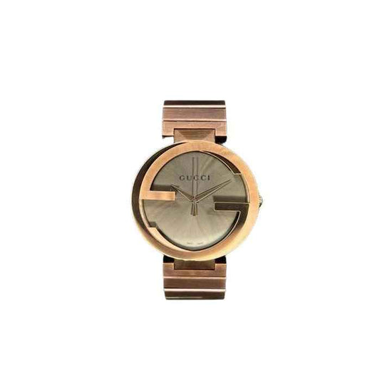 Gucci Interlocking XL Men's Brown PVD Steel Quartz watch