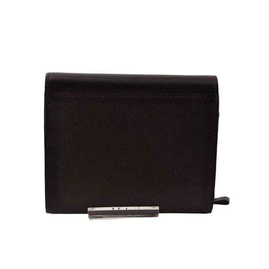 Burberry Leather Compact Bifold Wallet