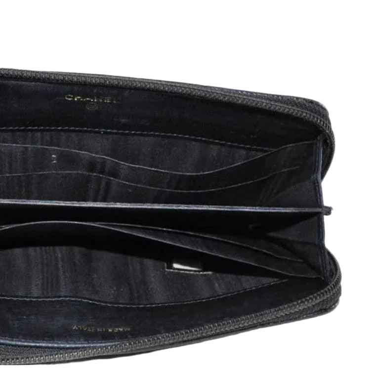 Chanel Zip Around Long Wallet