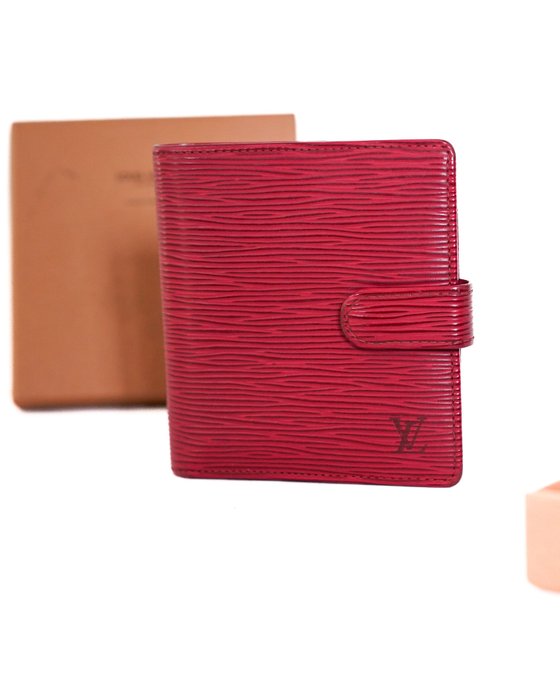 Portefeuille à deux volets en cuir Épi Louis Vuitton