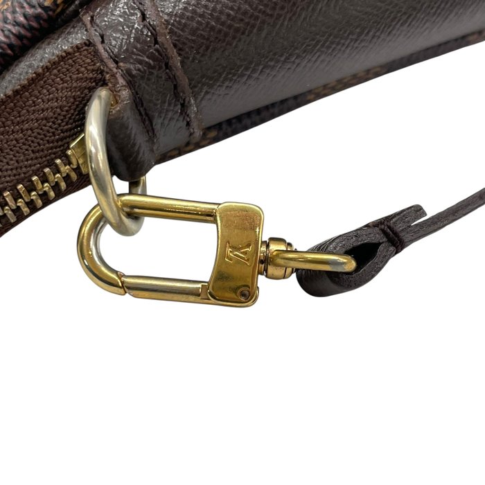 Louis Vuitton Damier Ebene Trousse Makeup Bag Mini Pochette
