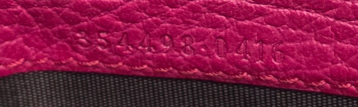 Gucci Pink Leather Long Bifold Wallet