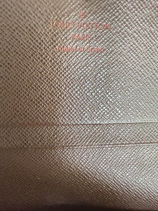 Louis Vuitton Damier Ebene Wallet – Brown Leather