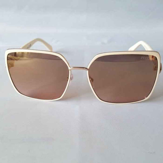 Emilio Pucci Gold Blue Sunglasses Designer Eyewear Made in Italy New