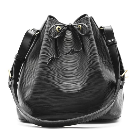 Louis Vuitton Petit Noé Black Epi Leather Shoulder Bag