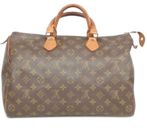 Louis Vuitton Speedy 35 Monogram Canvas Vintage Handbag