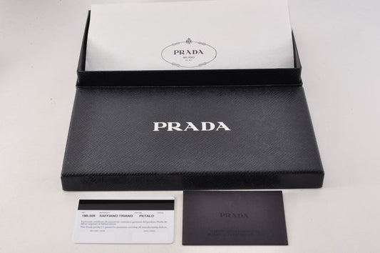 Prada Pink Leather Zip-Around Wallet – Box & Authenticity Card