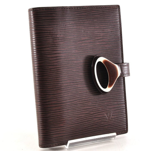 Louis Vuitton Brown Leather Agenda Cover