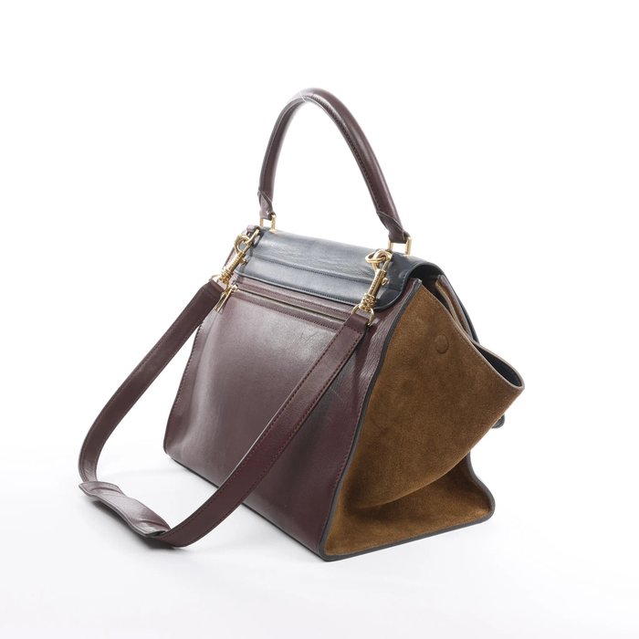 Céline Trapeze Medium 2-Way Leather Handbag