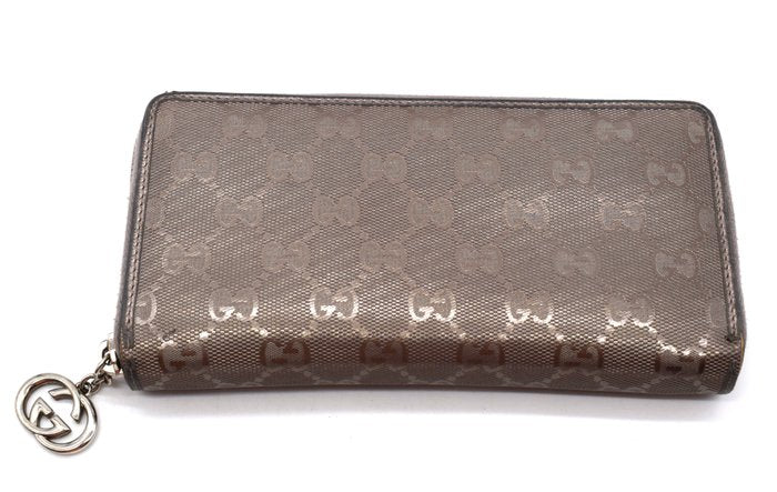 Gucci Long Bifold Wallet grey