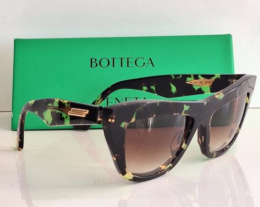 Bottega Veneta 802 Brown and Gold Sunglasses