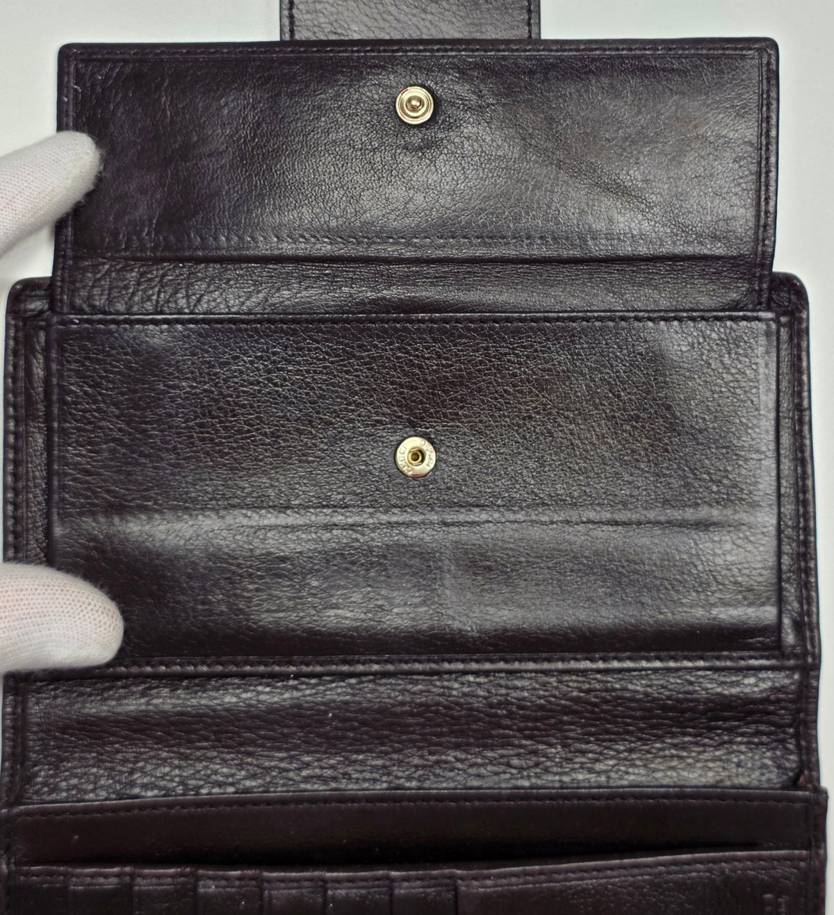 Gucci Guccissima Brown Leather Wallet