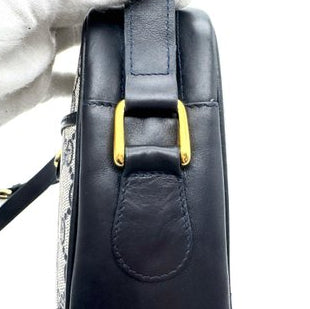 Gucci Vintage GG Supreme Shoulder Bag – Navy and Grey