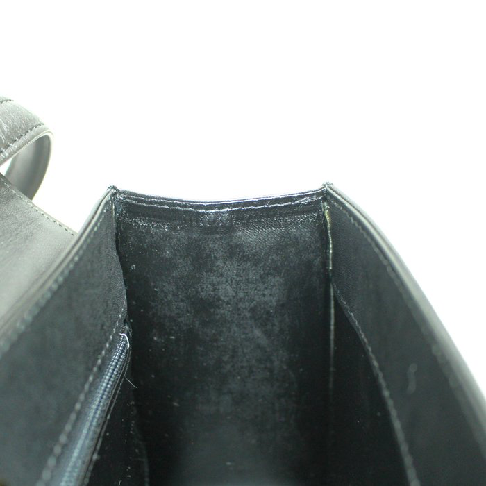 Givenchy Vintage Black Leather Handbag -gold hardware