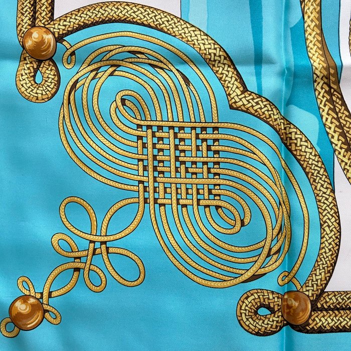Hermès Carré 90 Brandenbourgs Silk Scarf