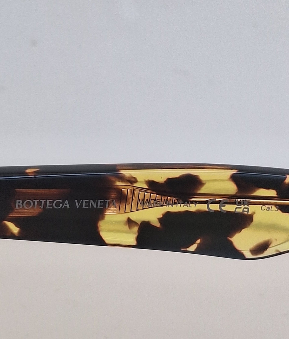 Bottega Veneta 802 Brown and Gold Sunglasses