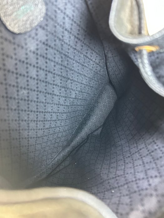Gucci Bamboo Handle Black Backpack