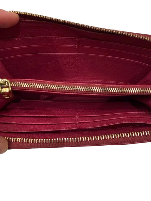 Miu Miu Zip-Around Wallet rose
