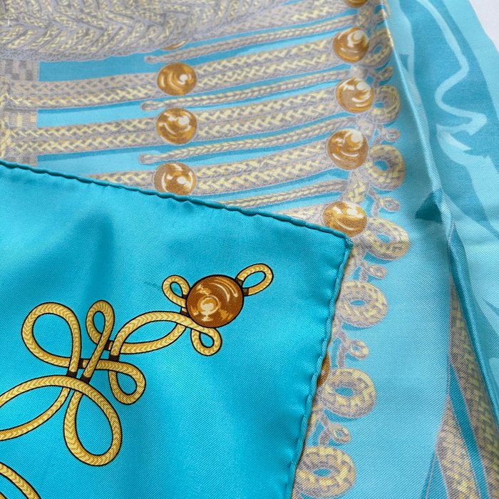 Hermès Carré 90 Brandenbourgs Silk Scarf