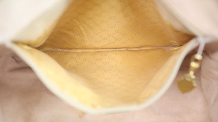 Gucci GG Monogram Top-Handle Satchel – Beige an Brown