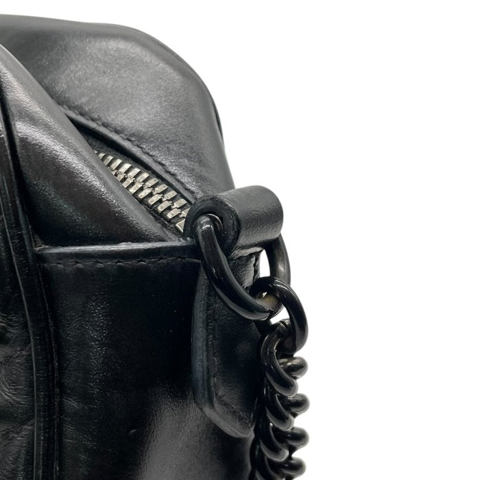 Gucci GG Marmont Matelassé Small Shoulder Bag – Black