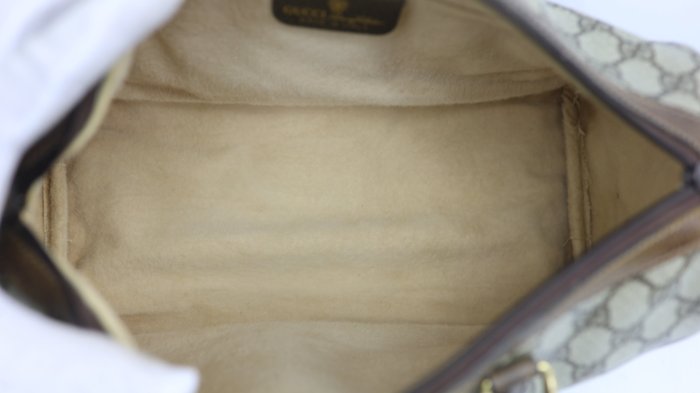 Gucci GG Supreme Sherry Line Vintage Boston Bag