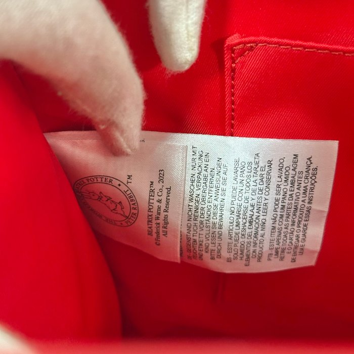 Gucci Peter Rabbit Apple Tote Bag in Beige and Red