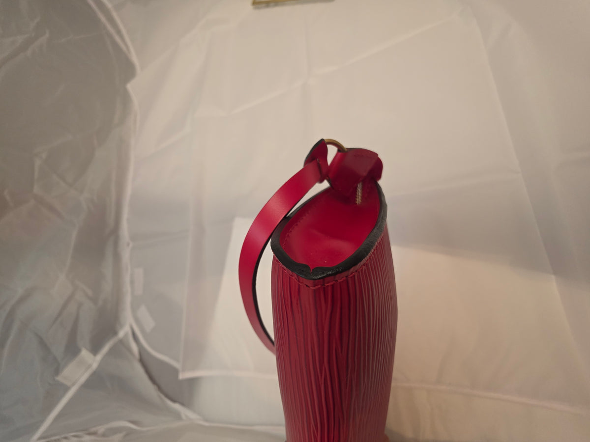 Louis Vuitton Castilian Red Epi Leather Pochette Accessoire