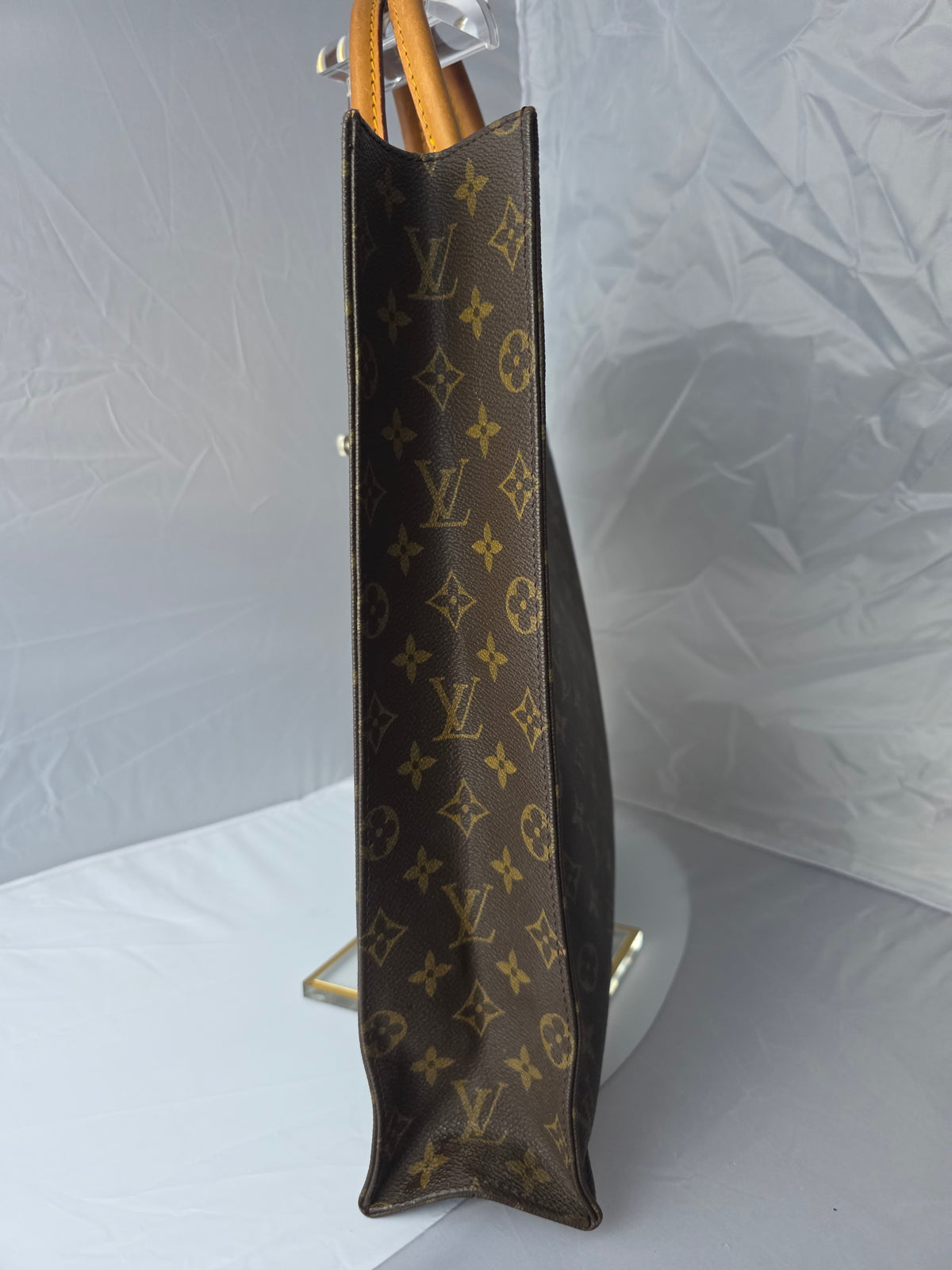 Louis Vuitton Vintage Monogram Sac Plat GM Large Tote Bag