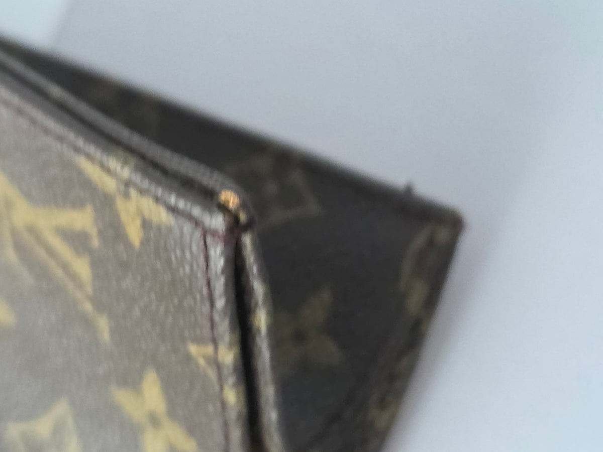 Louis Vuitton Vintage Monogram Sac Plat GM Large Tote Bag