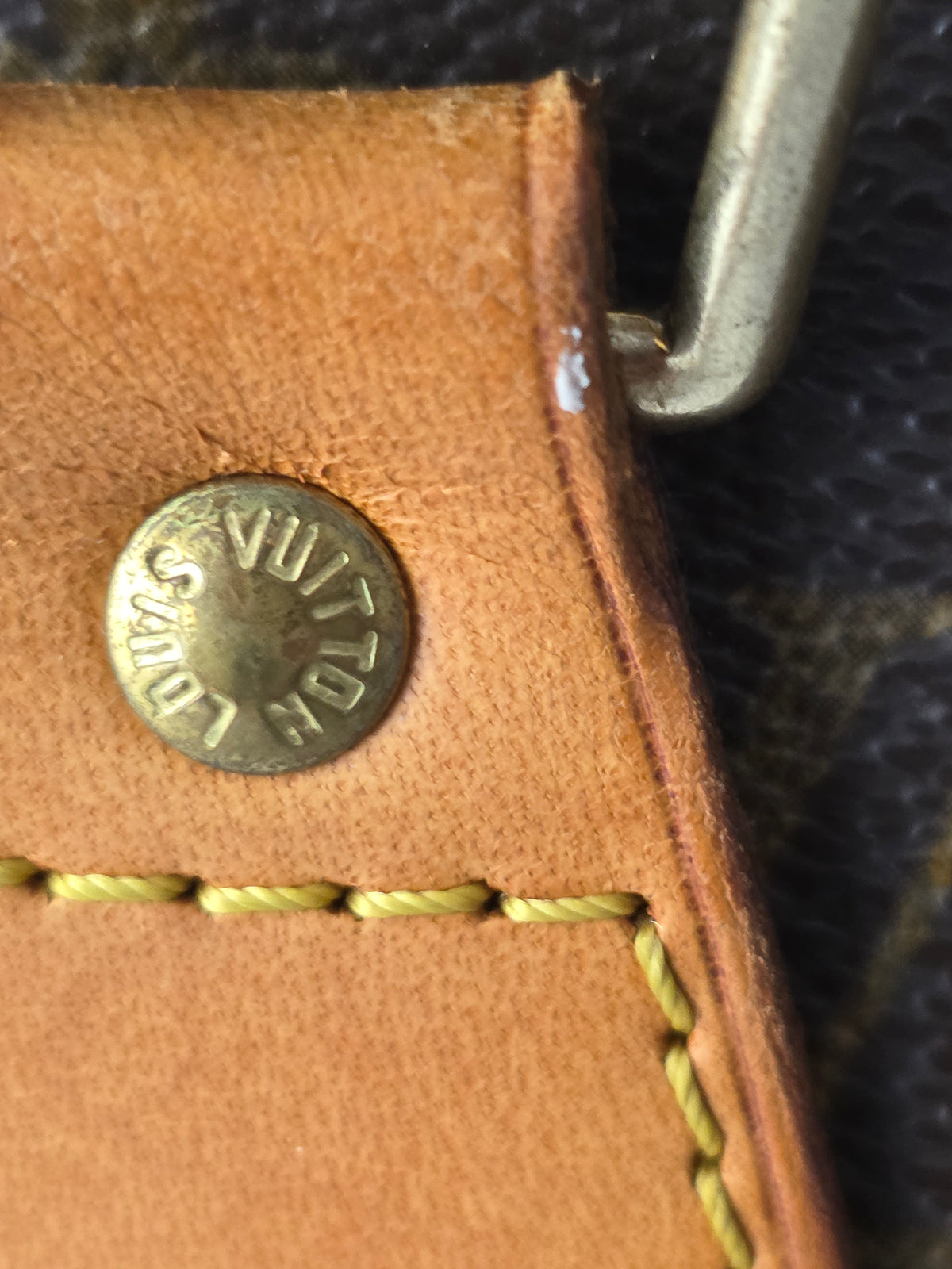 Louis Vuitton Vintage Monogram Sac Plat GM Large Tote Bag