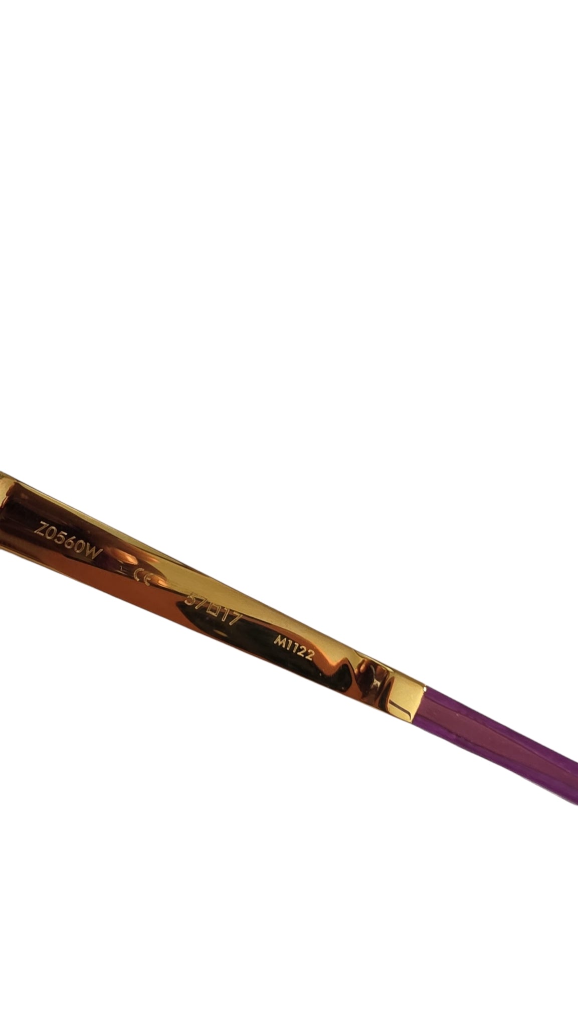 Louis Vuitton Z0560W Sunglasses Purple Glitter Oversized Designer Shades