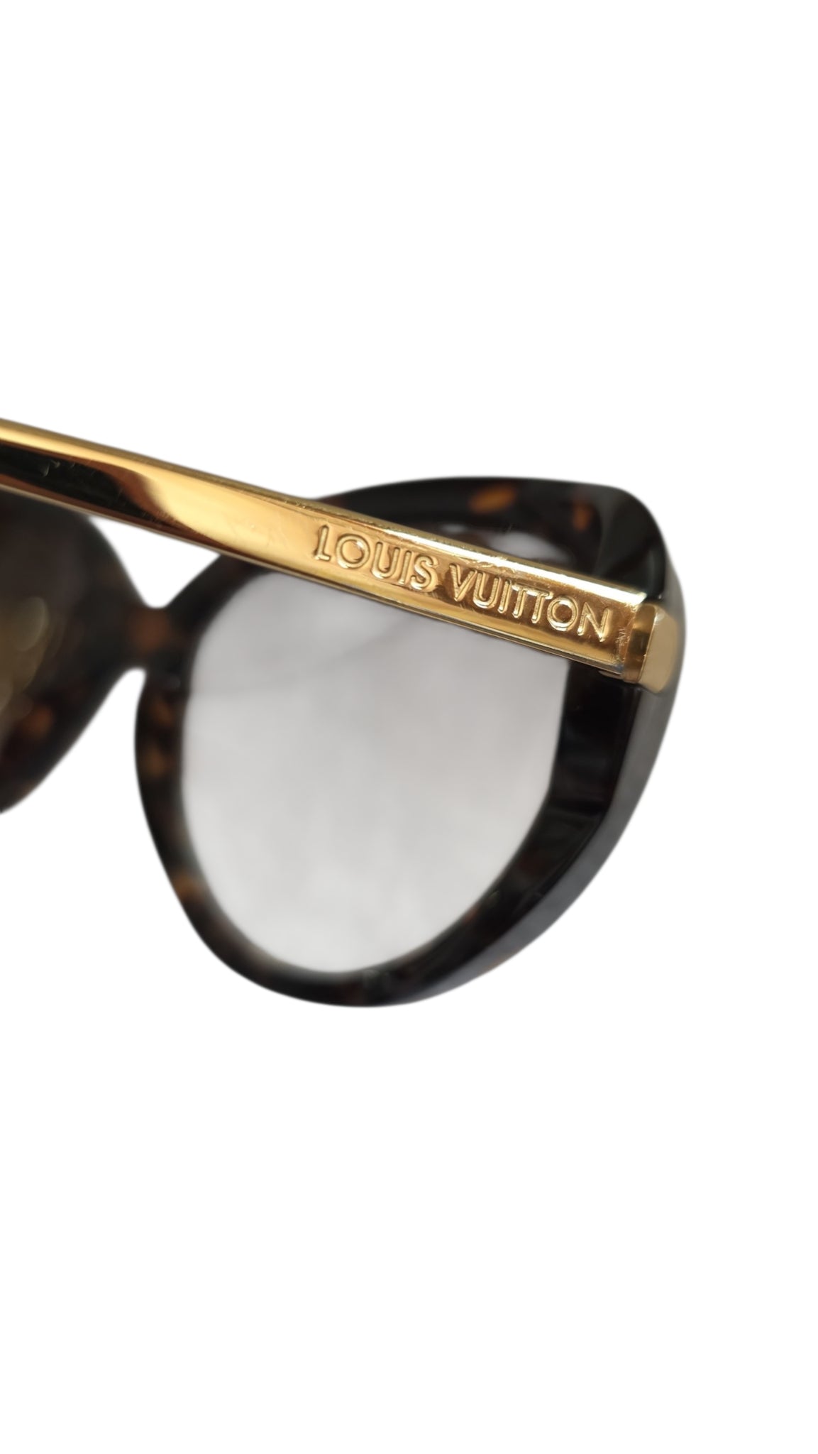 Louis Vuitton Z0596W Lunettes de soleil œil-de-chat écaille de tortue de créateur