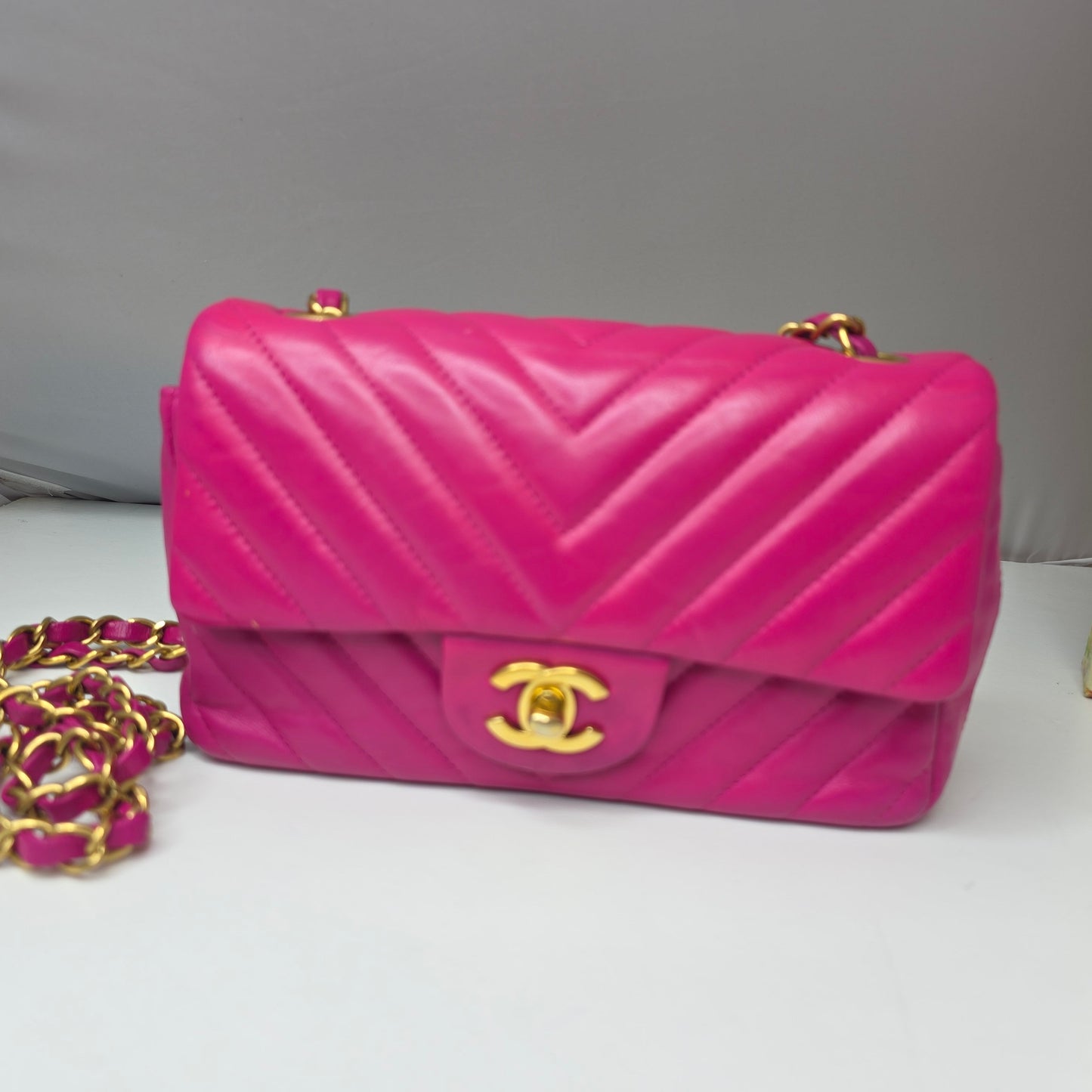 Chanel mini Rectangular Bag Pink