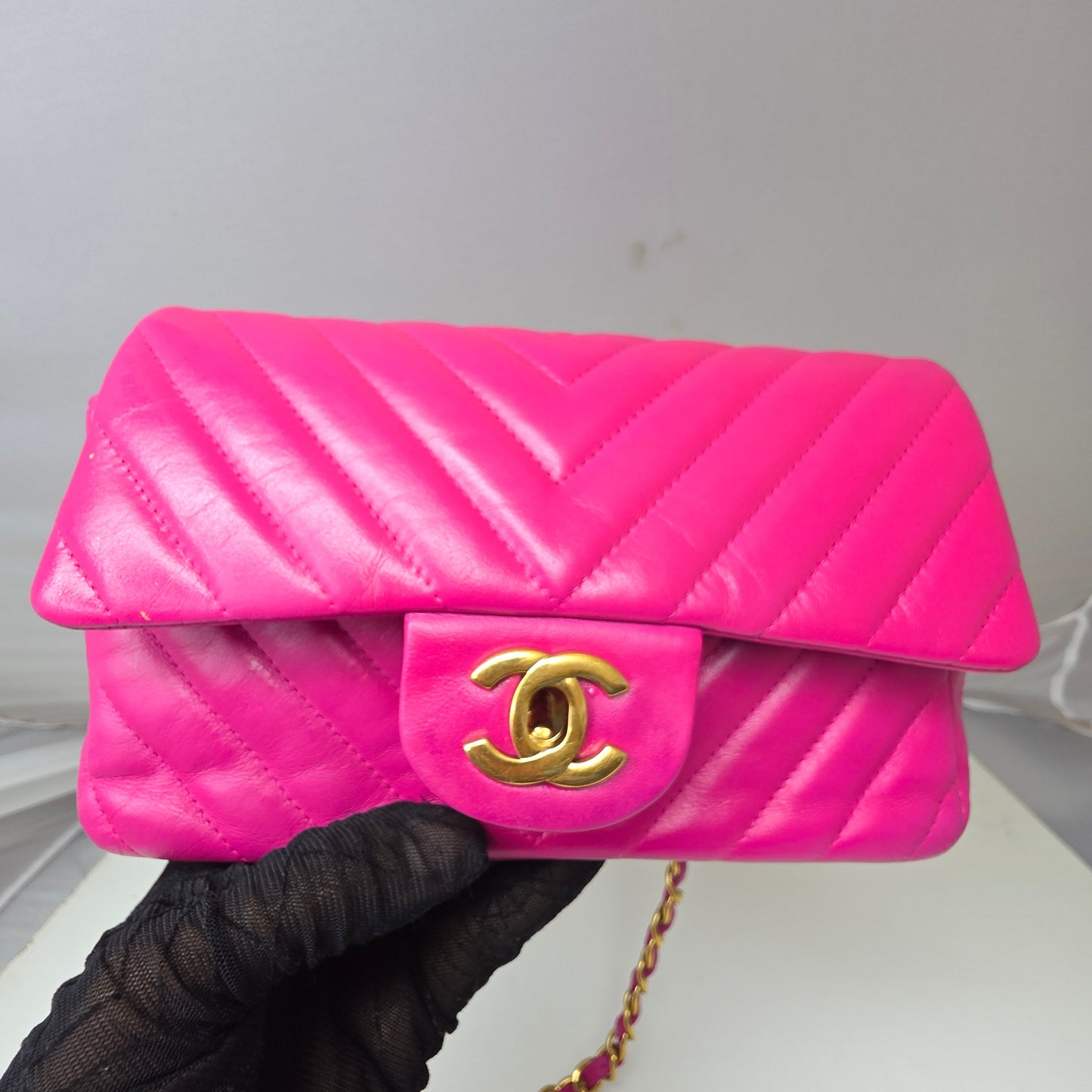 Chanel mini Rectangular Bag Pink