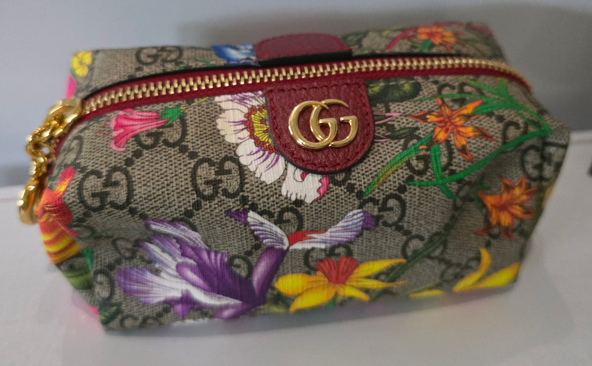 Gucci Ophidia GG Flora Cosmetic Case