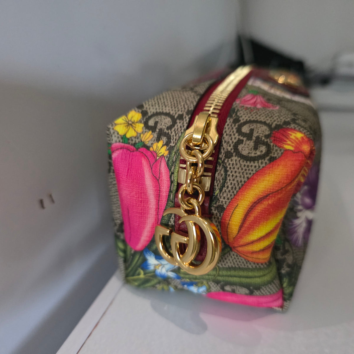 Gucci Ophidia GG Flora Cosmetic Case