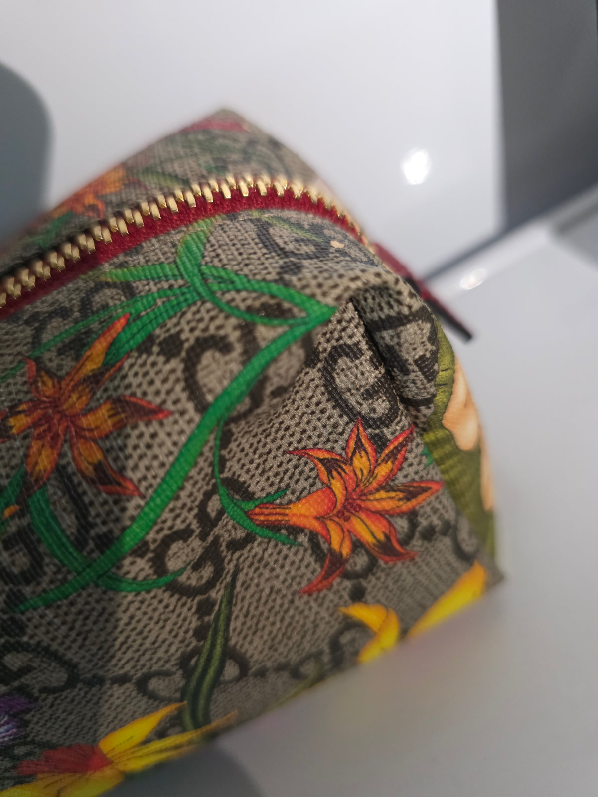 Gucci Ophidia GG Flora Cosmetic Case