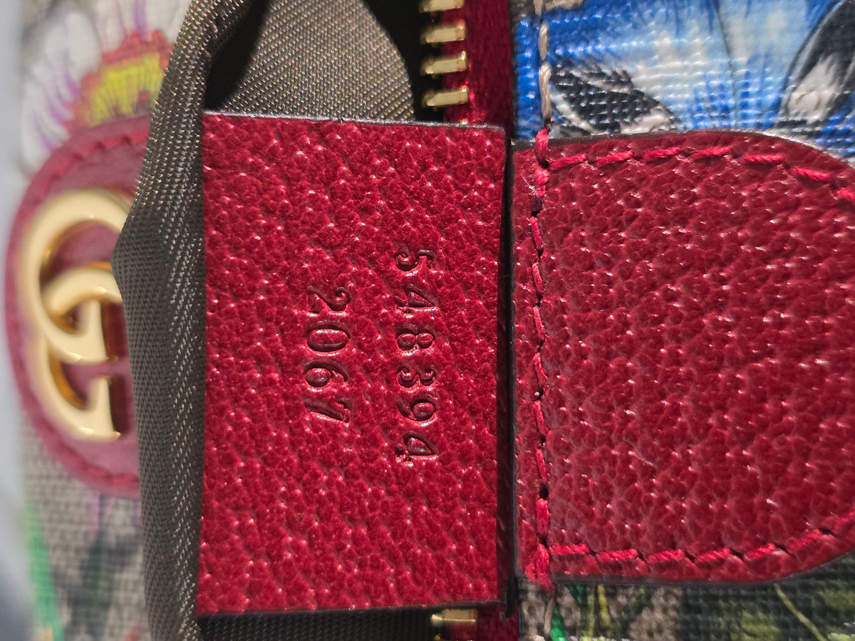 Gucci Ophidia GG Flora Cosmetic Case