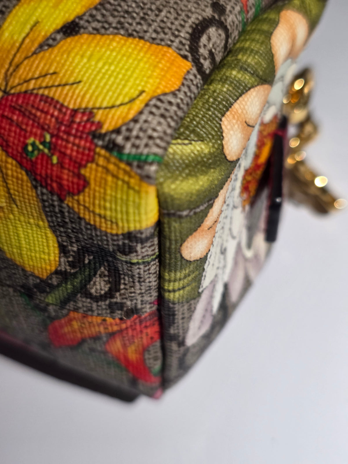 Gucci Ophidia GG Flora Cosmetic Case